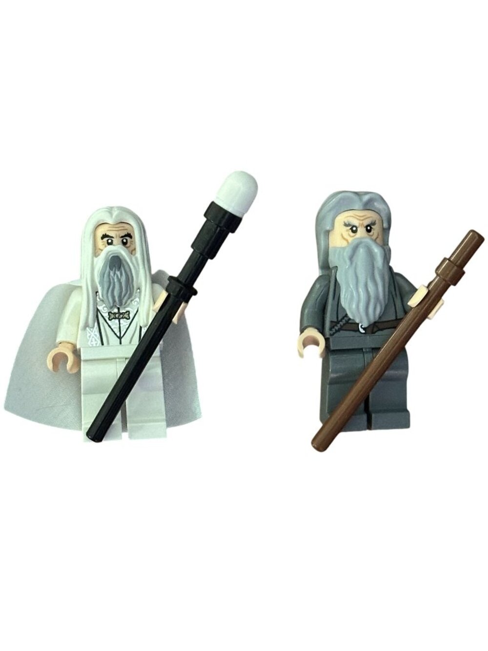 Lego Minifigure Lord of the Rings Saruman lor058 Gandalf lor061 79005 Wizard